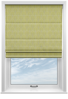 Boudoir, Olive - Twist&Fit Roman Blind